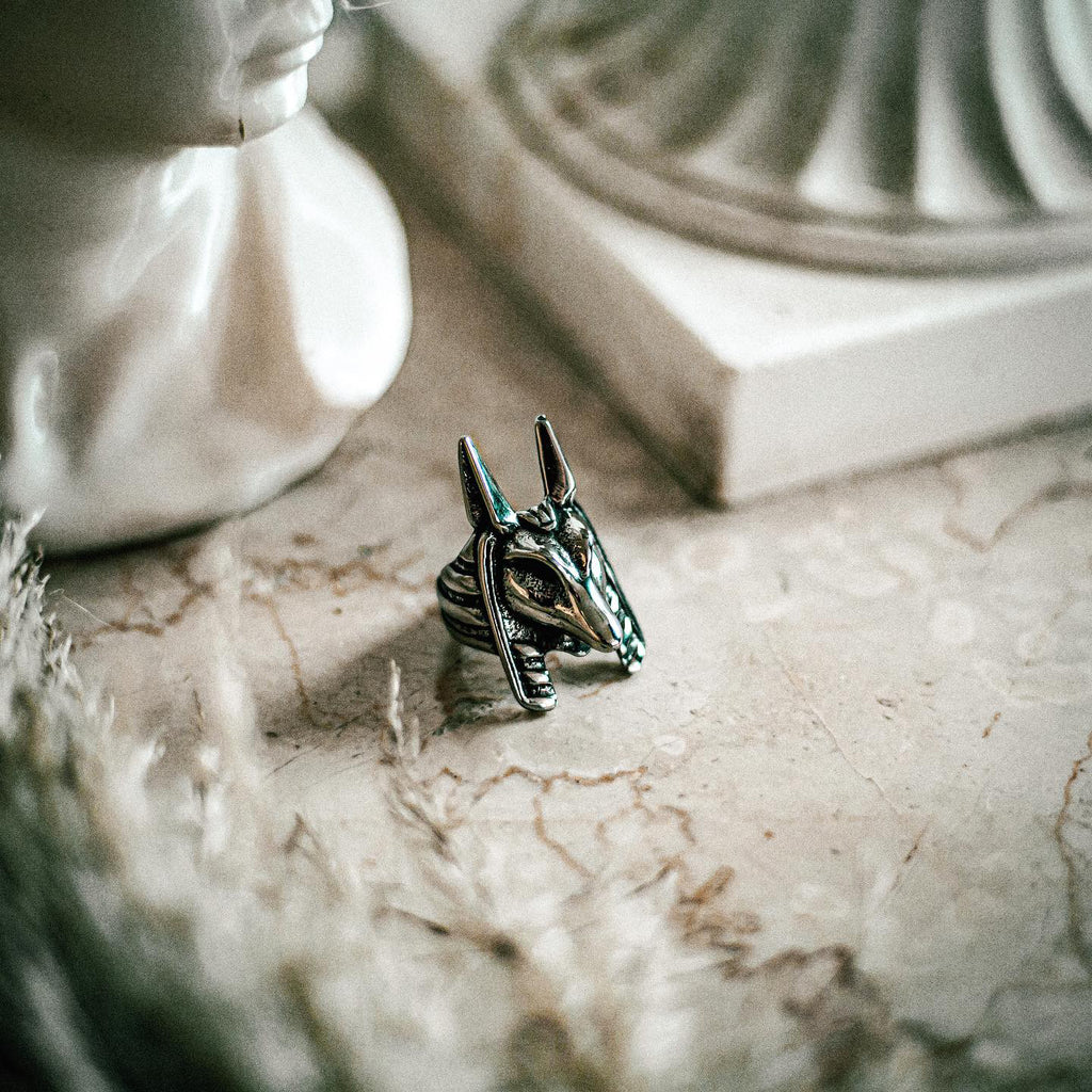 Anillo Cabeza de Anubis