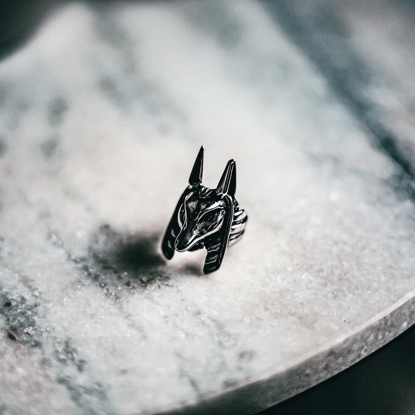 Anillo Cabeza de Anubis